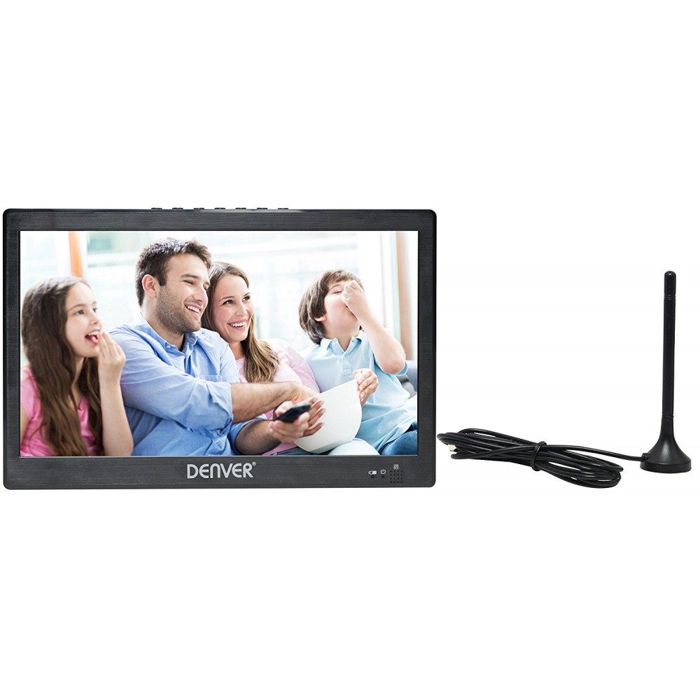 Denver Led 1031 10 Inch Portable Tv With Freeview Usb Recording For Motorhome Caravan Car Camping Or Kitchen 3wisemonkeys