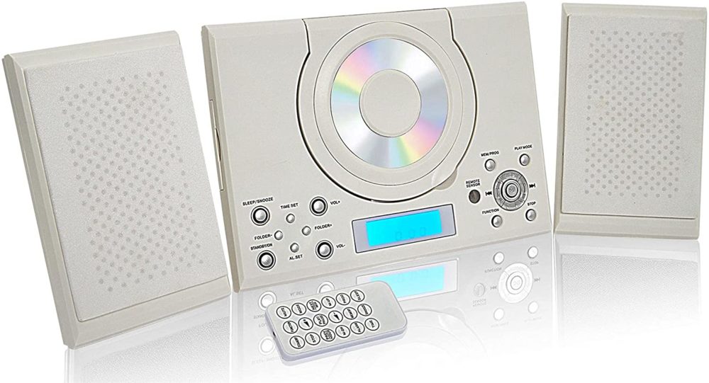 Grouptronics GTMC-101 MK2 CD Player Stereo with USB & MP3, AUX IN For Phone/Tablet, FM Radio & Clock Alarm - Image 7