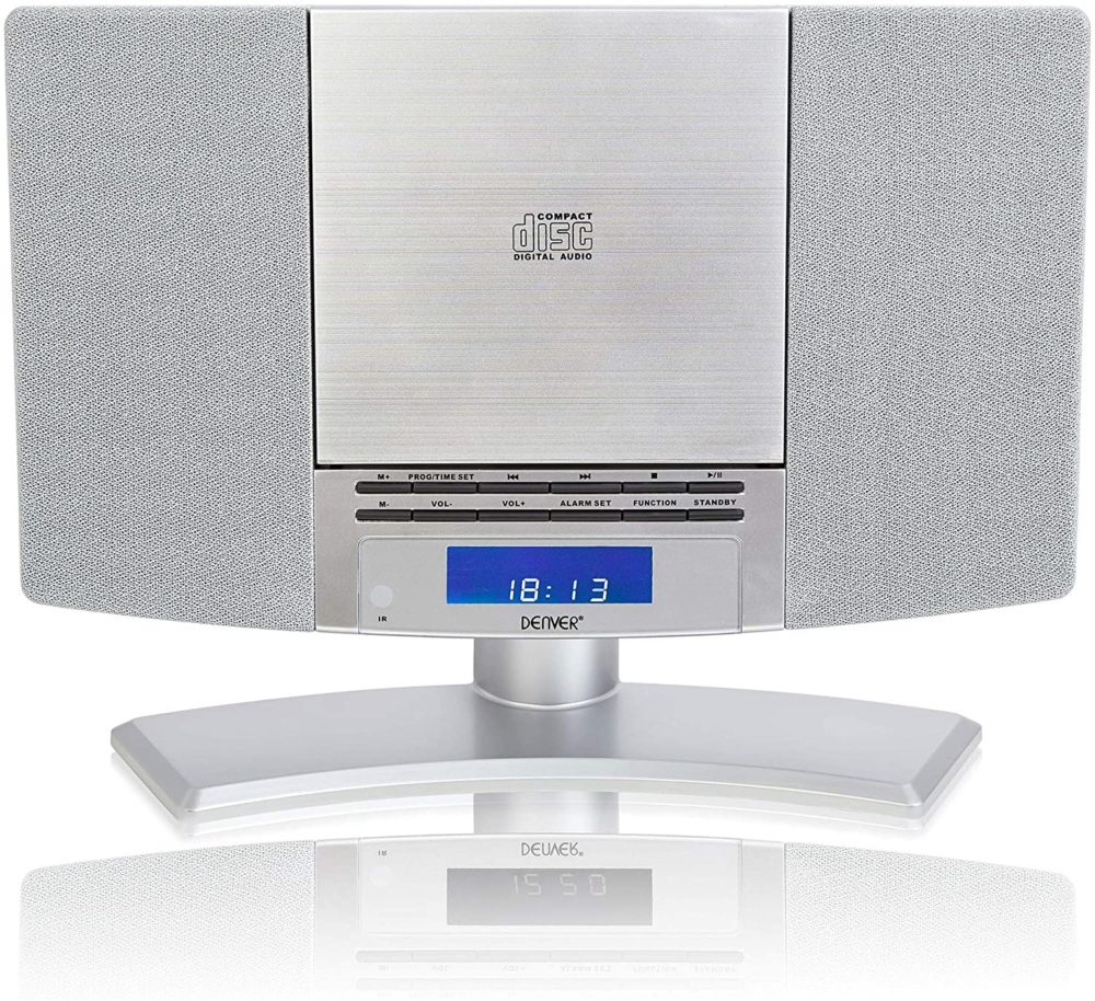 Denver MC-5220 MK2 CD Player Stereo - Wall Mountable, FM Radio, Clock Alarm & Remote - Image 9