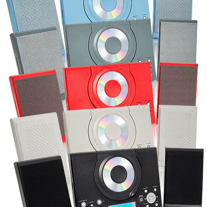 GTMC-101 MK2 CD player in multiple colours