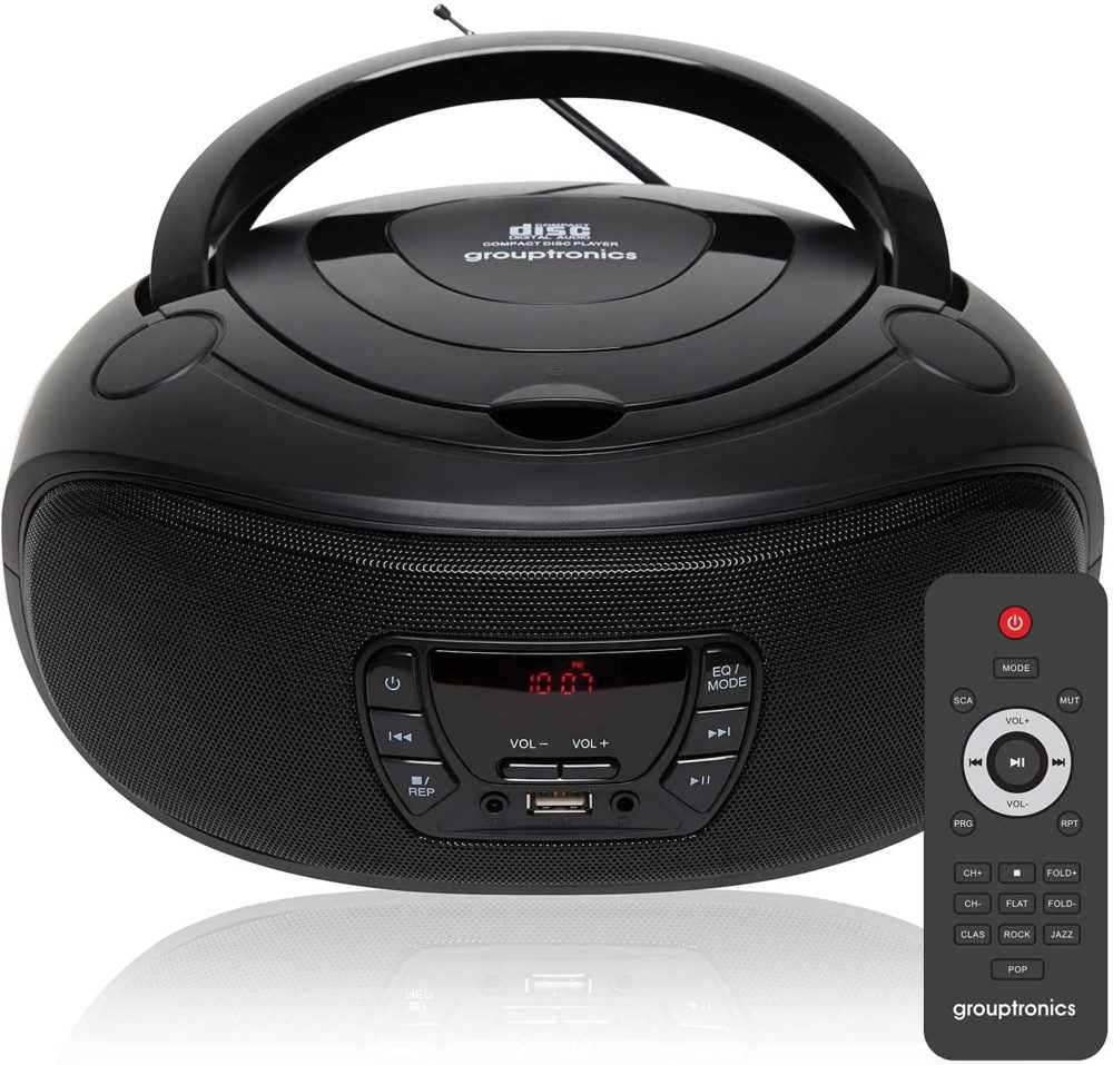 Grouptronics GTCDR-501DAB - DAB/DAB+ Portable Stereo CD Player BoomBox - With Remote Control, FM & DAB/DAB+ Radio, USB, AUX IN - Image 16