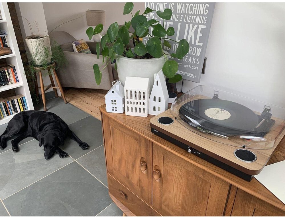 Denver VPL-210 Vinyl Record Player Turntable - Bluetooth, Record to MP3, USB or SD Card, Built In Stereo Speakers - Image 11