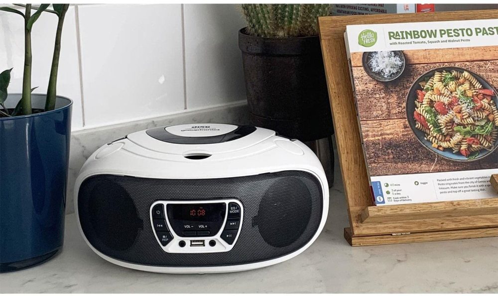 Grouptronics GTCDR-501DAB - DAB/DAB+ Portable Stereo CD Player BoomBox - With Remote Control, FM & DAB/DAB+ Radio, USB, AUX IN - Image 2
