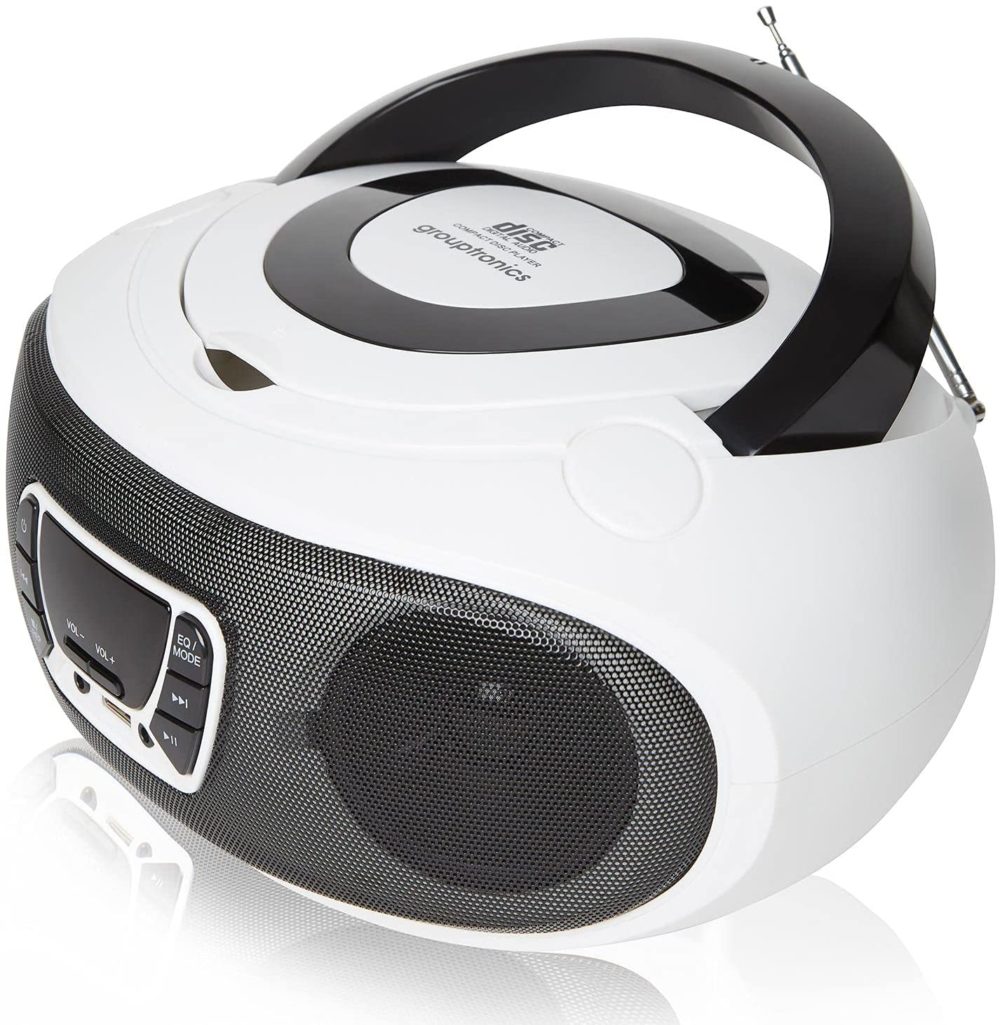 Grouptronics GTCDR-501DAB - DAB/DAB+ Portable Stereo CD Player BoomBox - With Remote Control, FM & DAB/DAB+ Radio, USB, AUX IN - Image 3