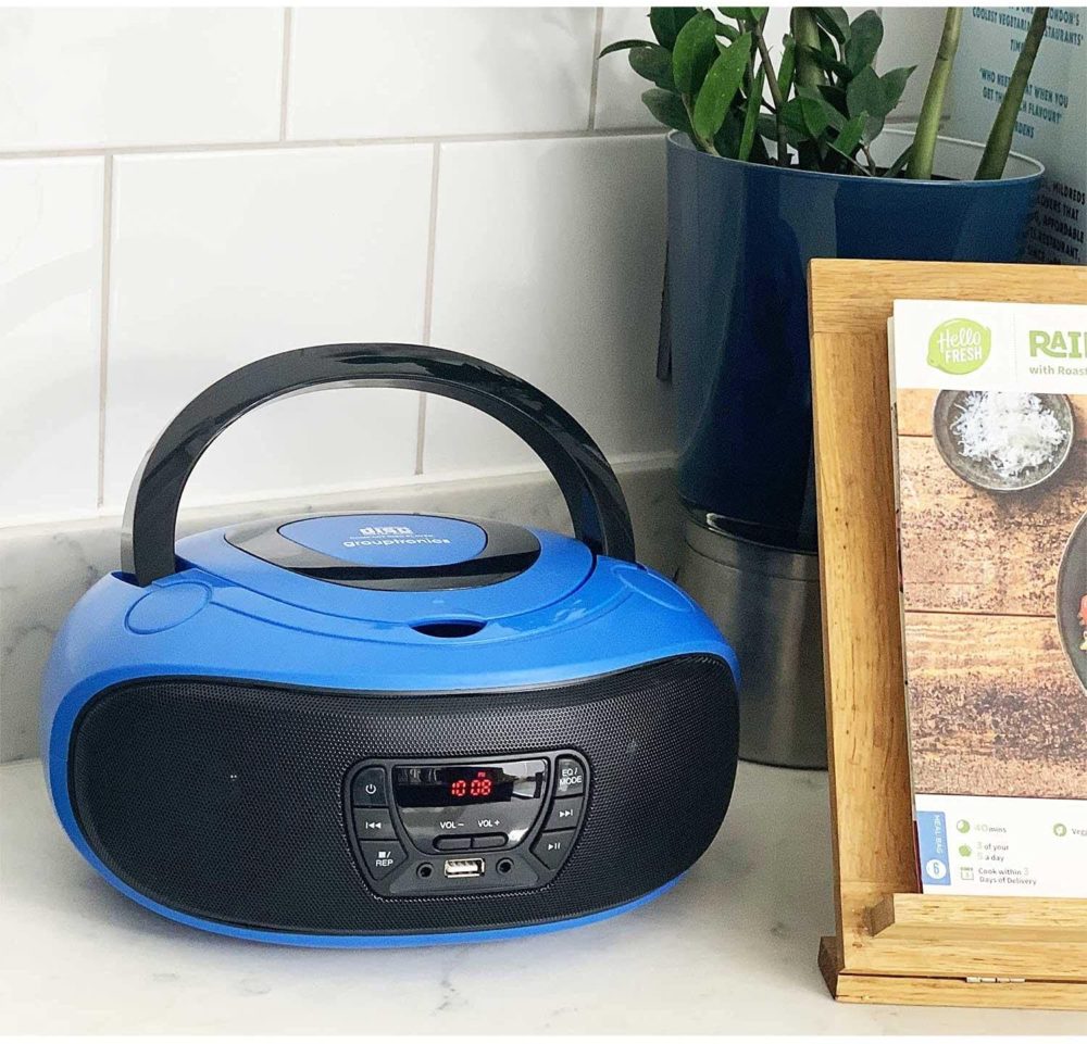 Grouptronics GTCDR-501DAB - DAB/DAB+ Portable Stereo CD Player BoomBox - With Remote Control, FM & DAB/DAB+ Radio, USB, AUX IN - Image 10