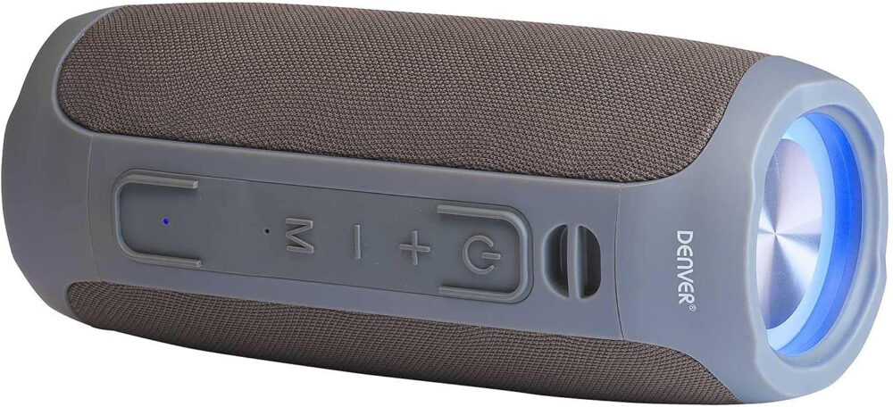 Denver BTV-220 Portable Bluetooth Speaker Cannon - LED Light Effects – Rechargeable Battery – USB & Micro SD – AUX In – Handsfree Speaker Phone - UK Version - Image 21