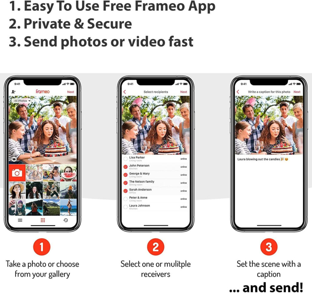 Grouptronics UK Gallery10 WiFi 10" Touch Screen Digital Photo Frame - Send Photos/Video to Frame Via App Worldwide - Image 23