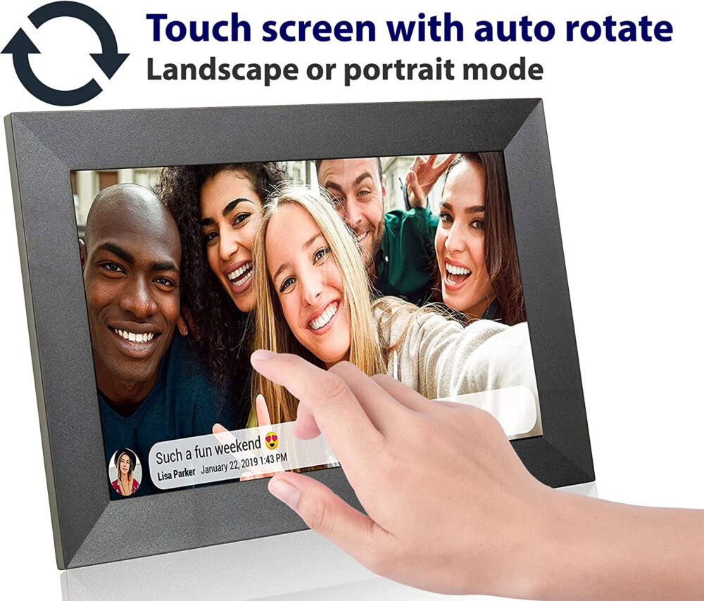 Grouptronics UK Gallery10 WiFi 10" Touch Screen Digital Photo Frame - Send Photos/Video to Frame Via App Worldwide - Image 30