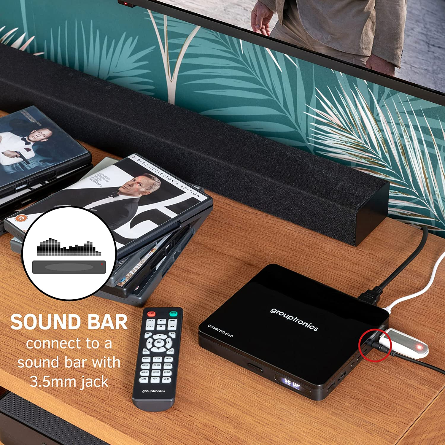 Grouptronics GT-Micro-DVD Small Mini Multi Region HDMI DVD Player For TV – Powered From USB Socket or Included UK Mains – 1080p - Image 13