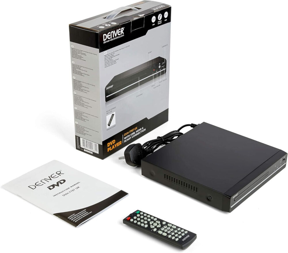 Denver DVH-7787 Compact Multi Region DVD Player - Image 6